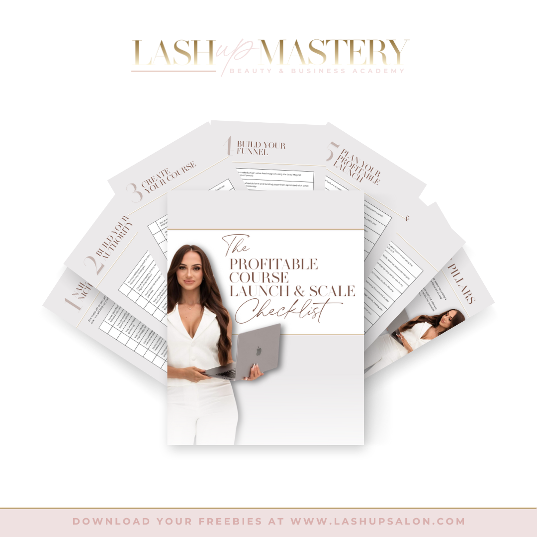 CHECKLIST TO LAUNCHING & SCALING A PROFITABLE COURSE
