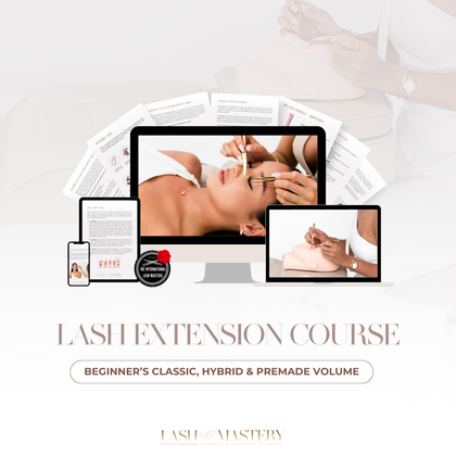 Online Classic, Hybrid & Premade Volume Lash Course