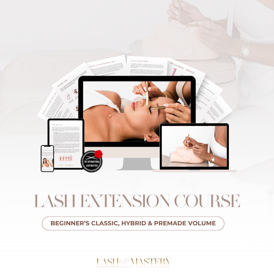 Online Classic, Hybrid & Premade Volume Lash Course
