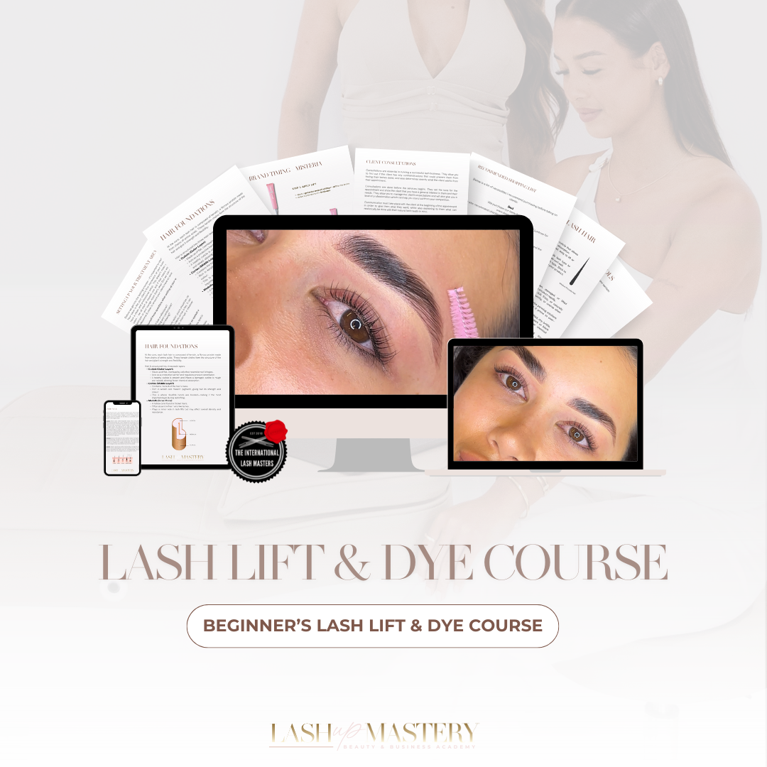 Online Lash Lift & Dye Course